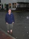Ashe walking in AlbuquerqueÂ´s streets turned streams.